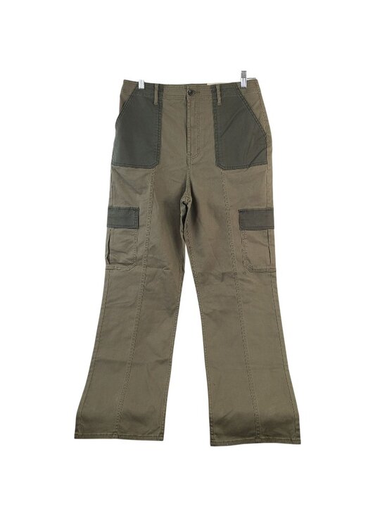 a.n.a Pants - NEW A.N.A. Highest-Rise Vintage Straight Cargo Pants Dusky Oregano Sz 14